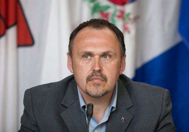 Premier of Yukon Darrell Pasloski in Yellowknife, N.T., on June 22, 2011. THE CANADIAN PRESS/James Mackenzie.