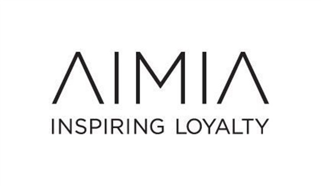 The corporate logo of Aimia, formerly Groupe Aeroplan, is shown. THE CANADIAN PRESS/HO.