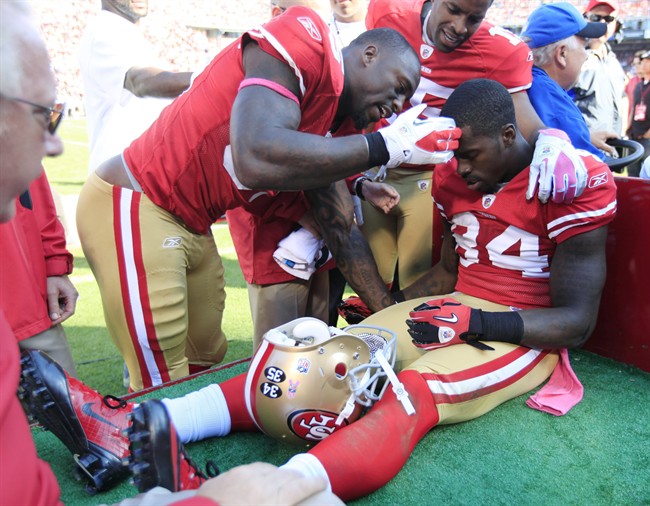 49ers’ Morgan lost for the season with leg injury, Swain signed to add ...
