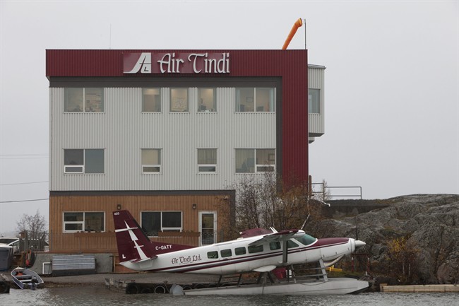 An Air Tindi float base is shown in Yellowknife on Tuesday, Oct. 4, 2011. An Air Tindi Cessna Caravan crashed outside of Lutsel K'e N.W.T. on Tuesday. It's the third plane crash in the Canadian Arctic since late August. THE CANADIAN PRESS/James Mackenzie.