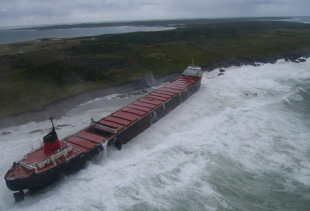 Storm causes more damage to ship stranded off Cape Breton - image