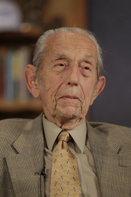 FILE - Harold Camping speaks during a taping of his show Open Forum in Oakland, Calif., in this May 23, 2011 file photo.