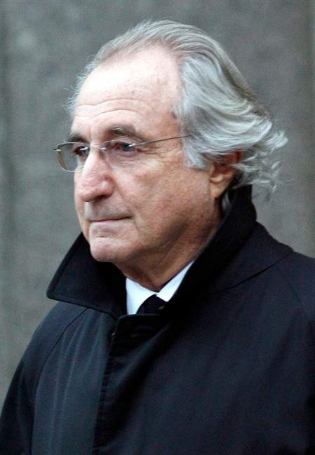 In this Wednesday, Jan. 14, 2009 file photo, Bernard L. Madoff leaves Federal Court in New York. 