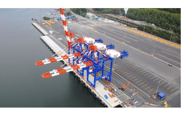 The Ridley Island Terminal in Prince Rupert.