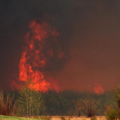 The Slave Lake wildfire in May 2011.