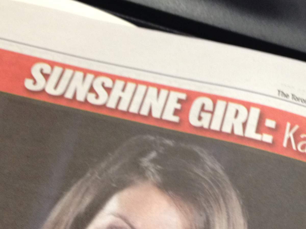 Toronto Sunshine girl not going to be topless - image