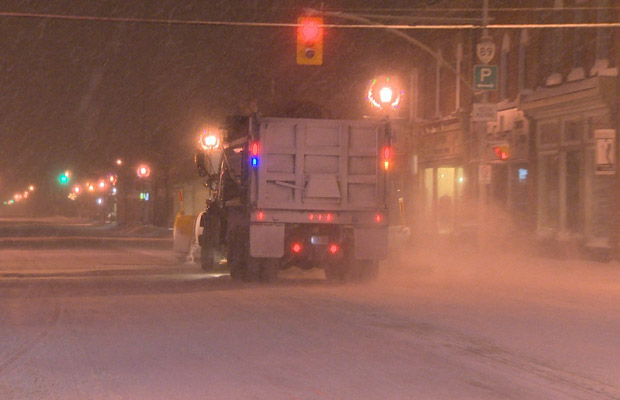Snow squalls are blowing across much of southern Ontario this weekend.