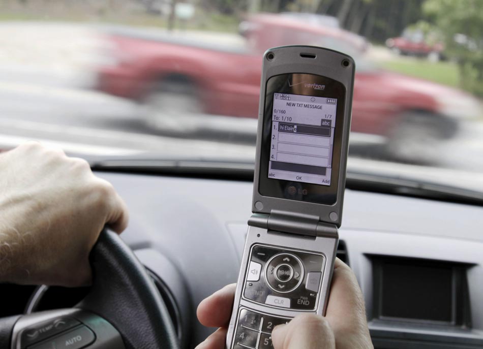 London police charged 23 people with distracted driving during the weeklong blitz.