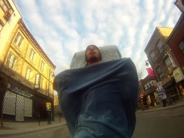 Video of Montreal man living on his bike for a year goes viral - image
