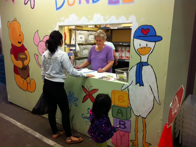 A food bank in Surrey, B.C.