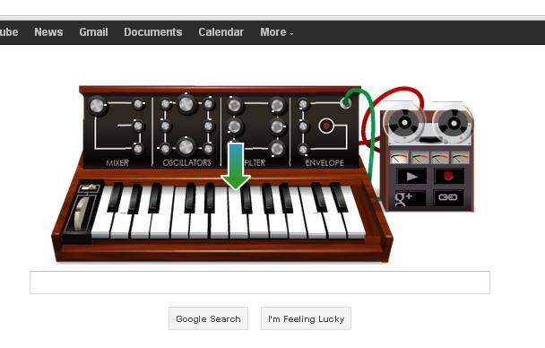 Google celebrates Robert Moog with interactive synthesizer - image