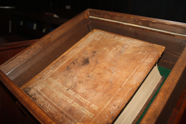 Three antique Bibles stolen from historic Hope church - image