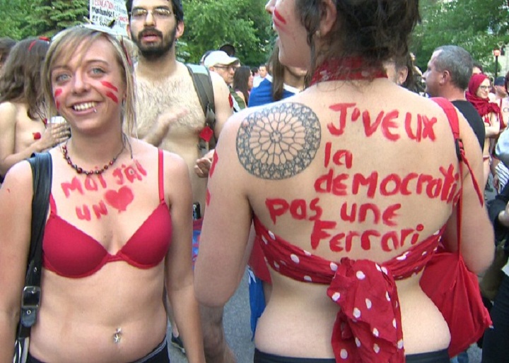 Formula One protesters 2012