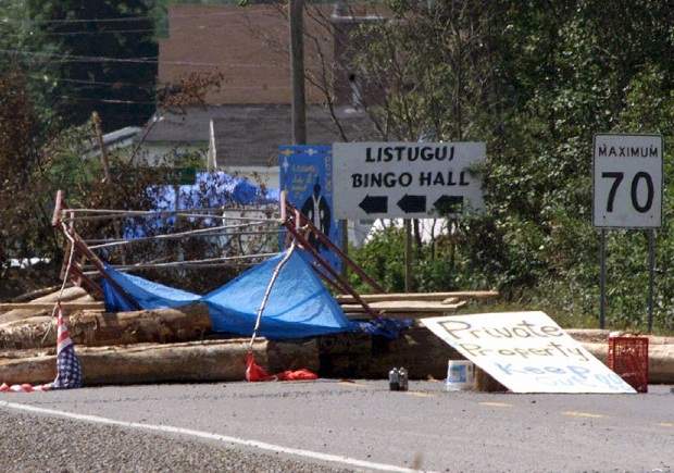 Point aux Croix Quebec blockade 1998