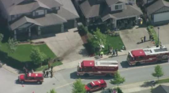 SUV runs into a home, hits gas meter in Maple Ridge - image
