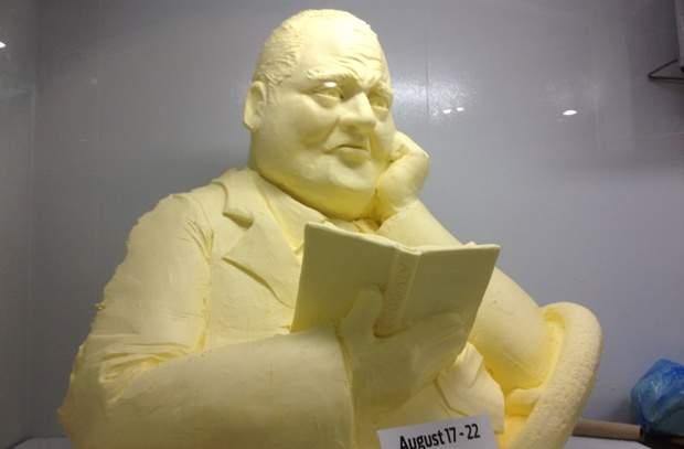 Buttery bust of Mayor Rob Ford unveiled at the CNE - image