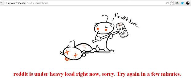 Obama takes questions online, Reddit crashes - image