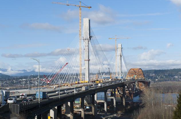 More commuters using rapid bus to cross Port Mann Bridge - image