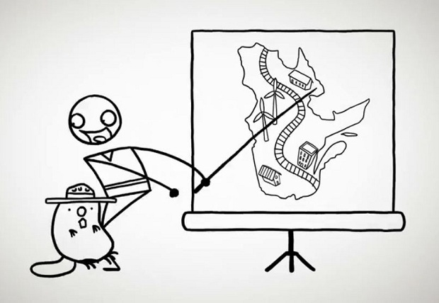 Beaver gets the boot in Quebec Solidaire’s new election ad - image