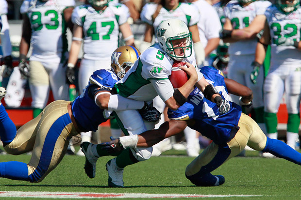 The Saskatchewan Roughriders lead the all-time Banjo Bowl series 6-5 over the Winnipeg Blue Bombers.