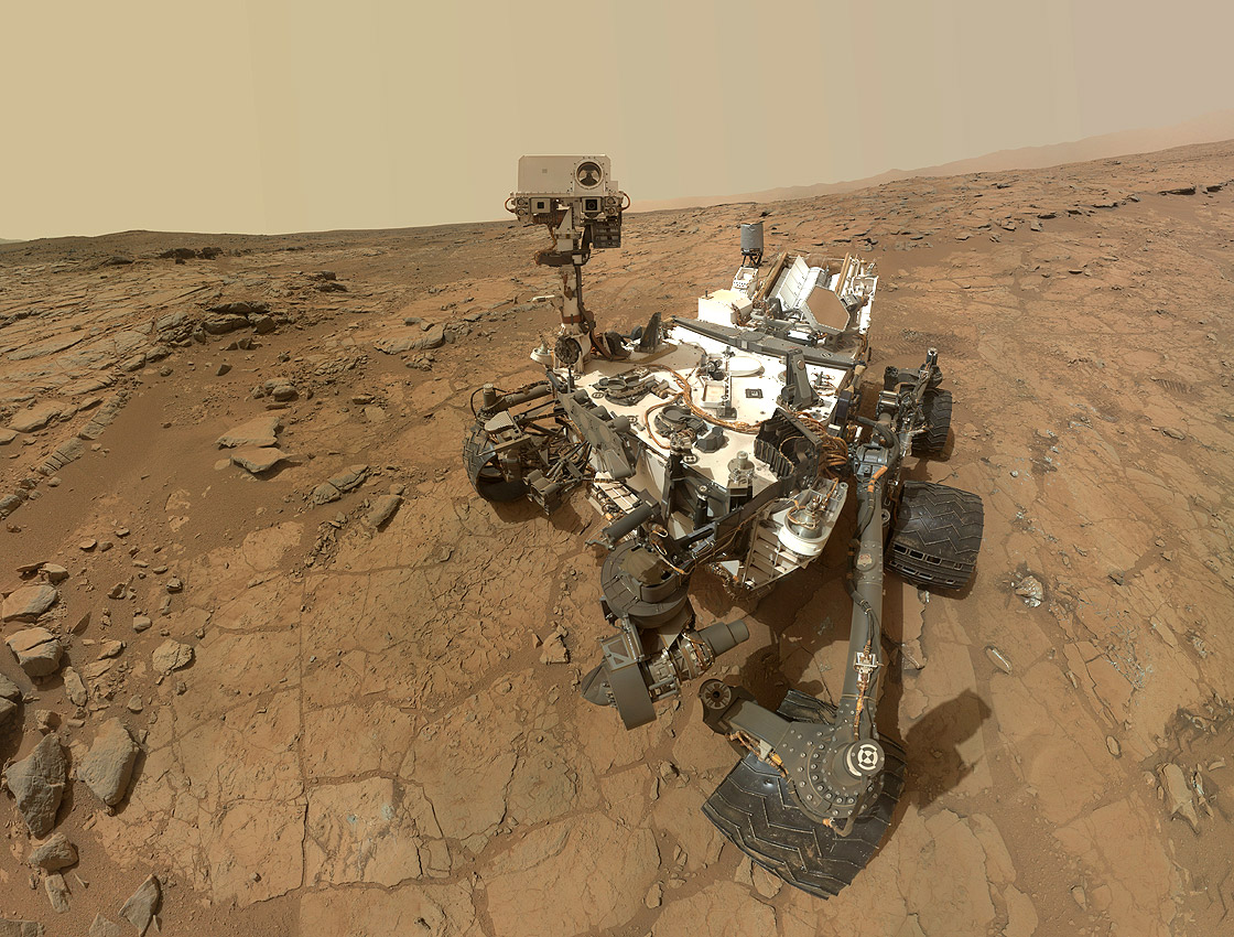 NASA's Mars Curiosity rover takes a selfie
