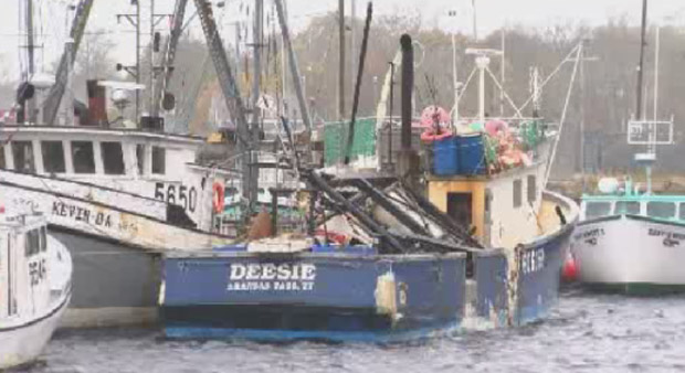The Deesie, with its four-man crew, was returning from its last trip of the season to prime sworfishing grounds off the Grand Banks, to the east of the Flemish Cap, when it met with the stormy seas caused by Hurricane Sandy early Monday.
