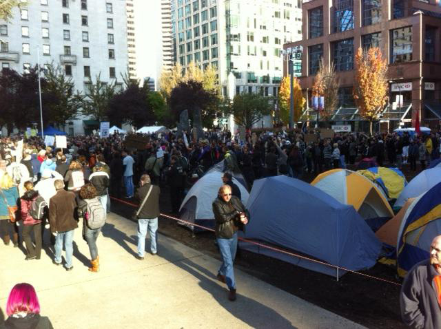 One year anniversary of Occupy Vancouver marked - image