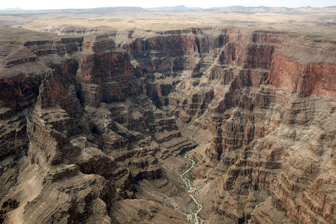 An aerial view of the Grand Canyon June 12, 2009 in Grand Canyon, Arizona. 