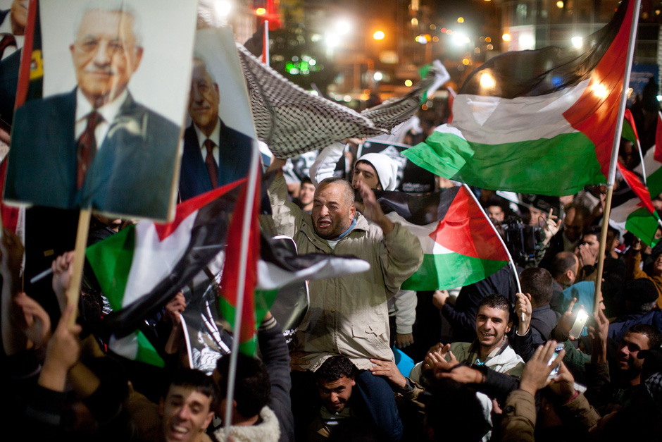 Gallery: Palestinians celebrate UN vote | Globalnews.ca