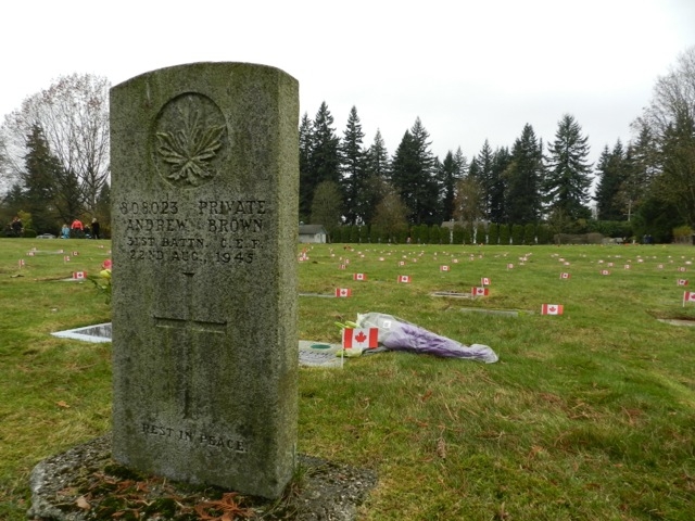 Click on the map below to learn more about where Vancouver's World War 1 veterans were living when they were killed in action. 
