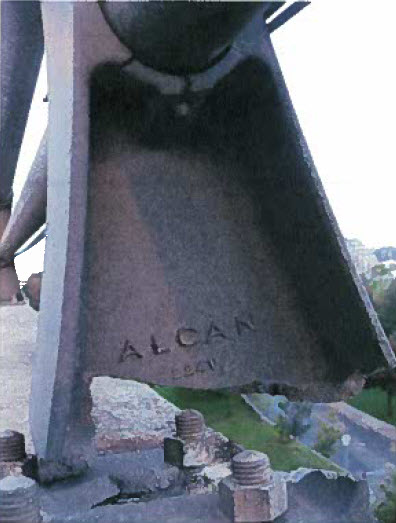 Broken railing on the Gardiner