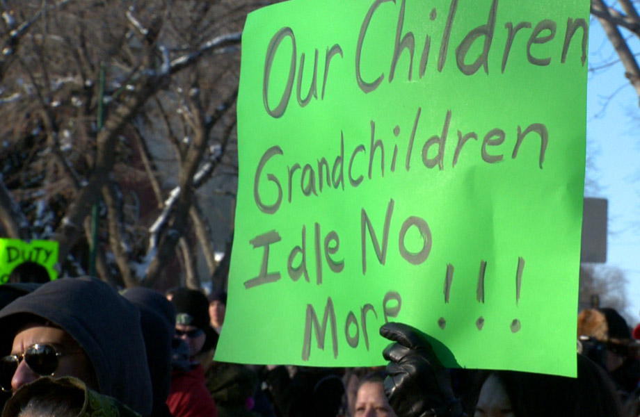 Idle No More demands receive scant attention in budget - image