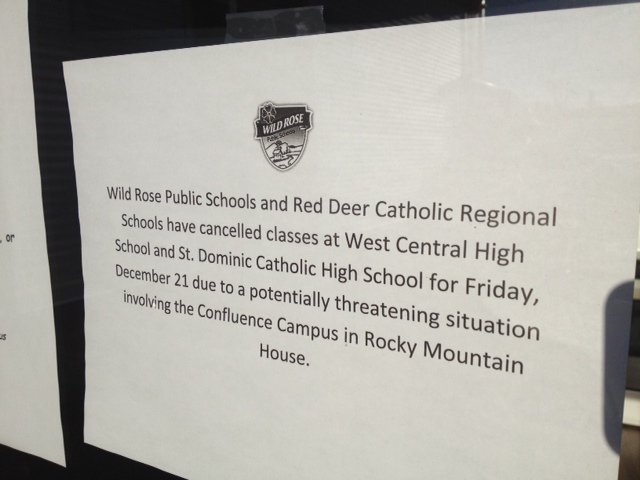 Alberta schools shut down due to threats - image