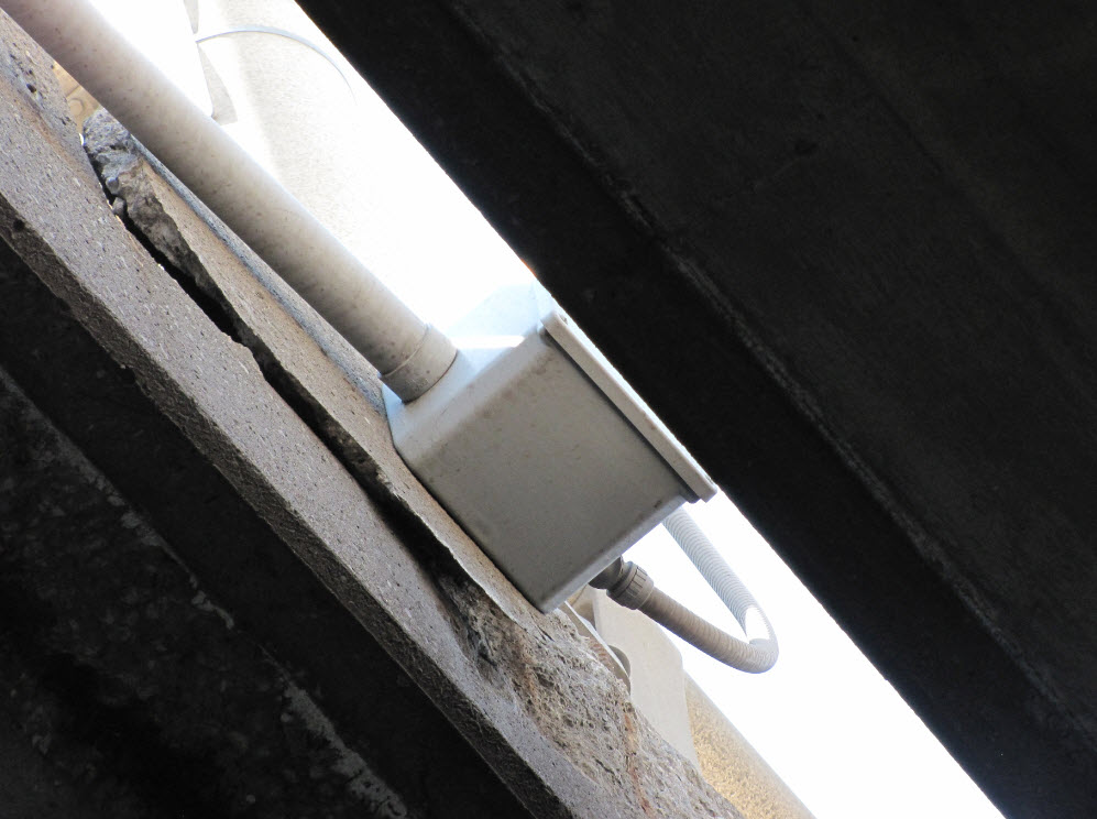 Hanging concrete on the Gardiner