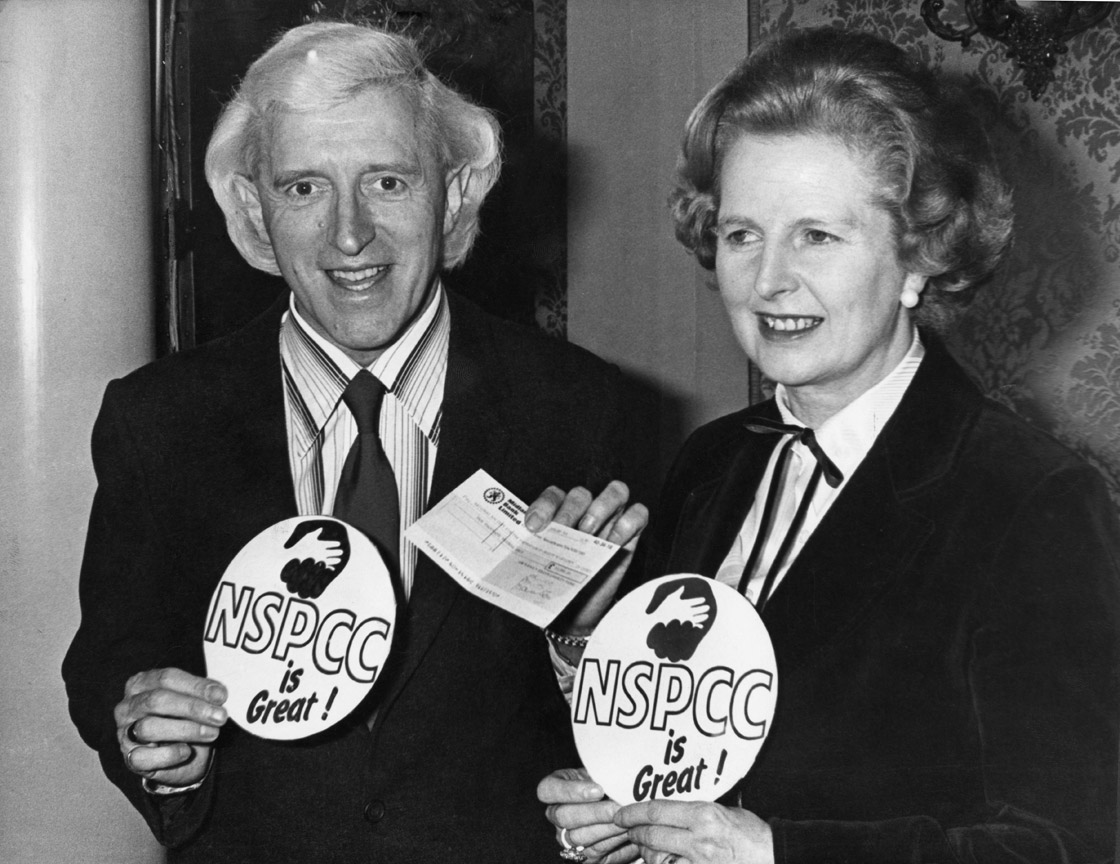Margaret Thatcher and Jimmy Savile