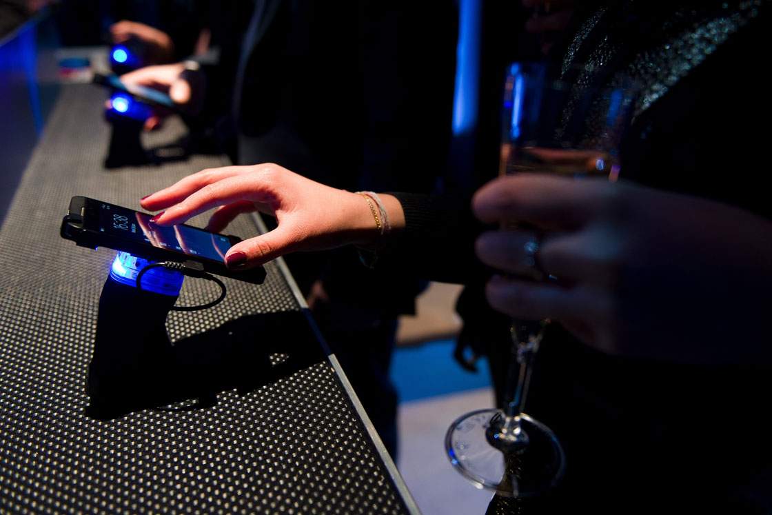 A guest tries out a new touchscreen Z10 Blackberry device at one of eight simultaneous worldwide events for the launch of the BlackBerry 10 (BB10) operating system and two new handsets in London on January 30, 2013.