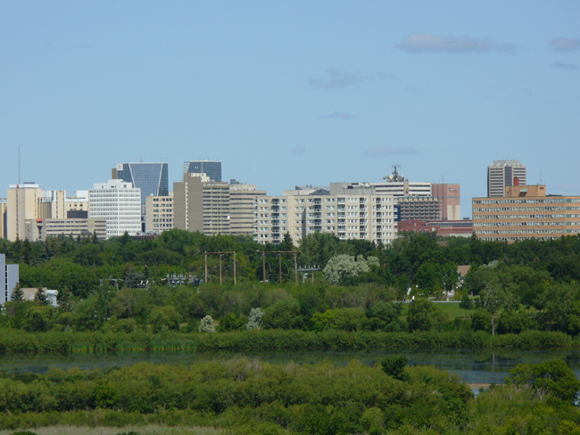 City shot of Regina.