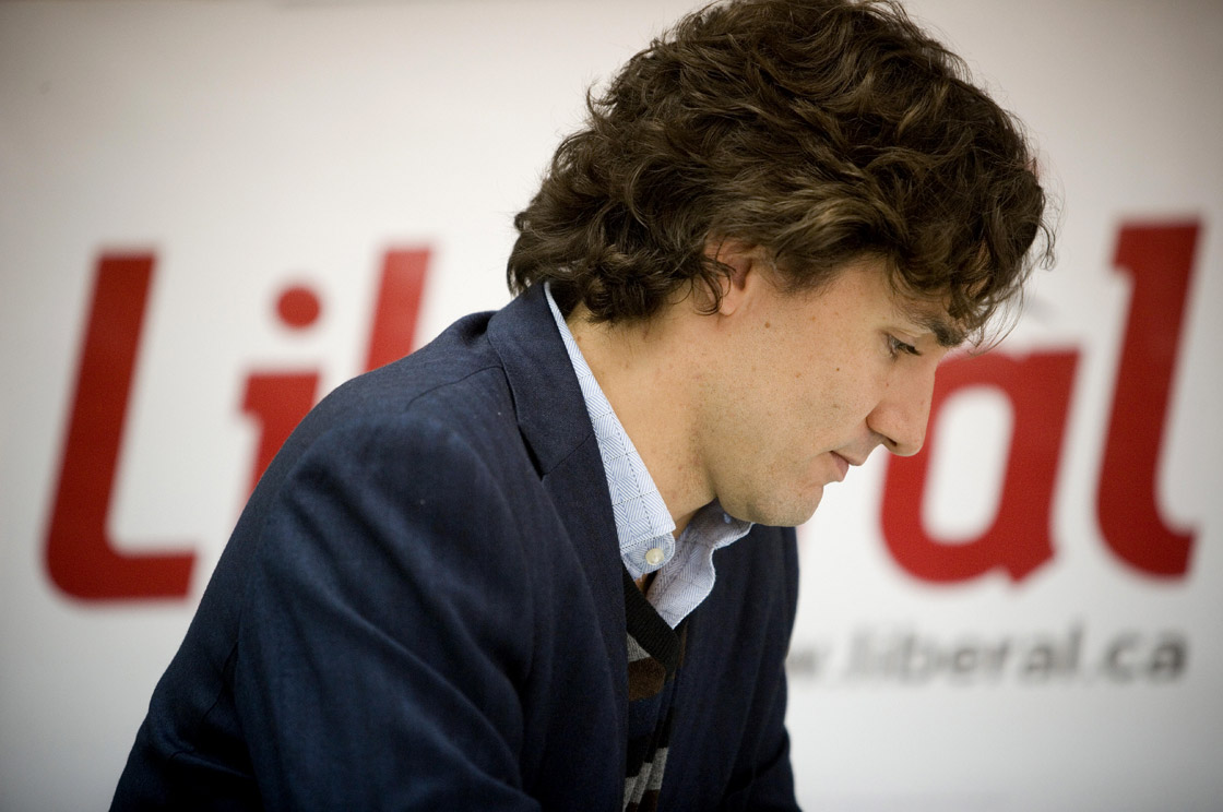 Liberal Party of Canada contender Justin Trudeau