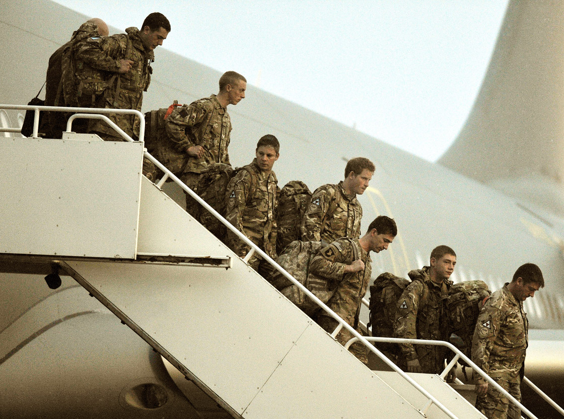 Prince Harry returns from Afghanistan