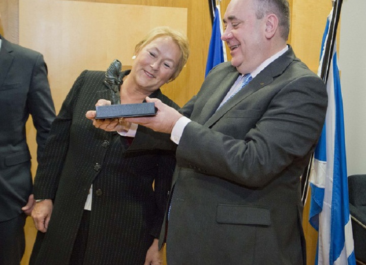 First Minister and Québec Premier meet..First Minister Alex Salmond held a Meeting with the Premier of Québec, Pauline Marois, at the Scottish Parliament in January 2013.