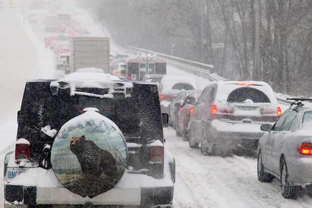 A snow squall watch is in effect for parts of the Greater Toronto Area.