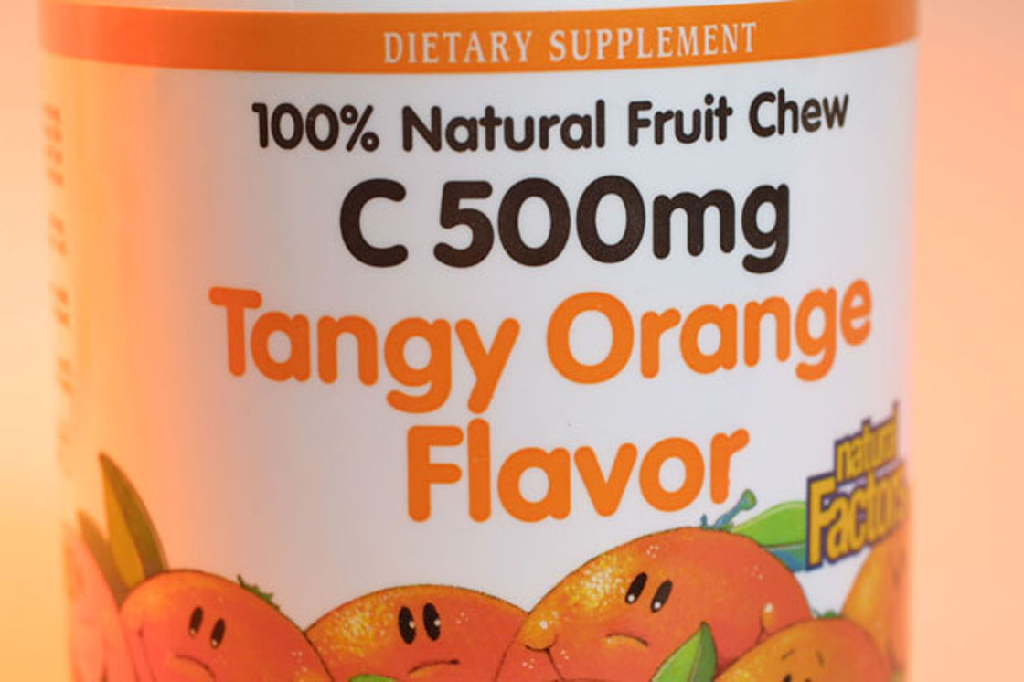 Vitamin C, which is widely touted as cancer preventive, is on display June 15, 2001 in Miami.