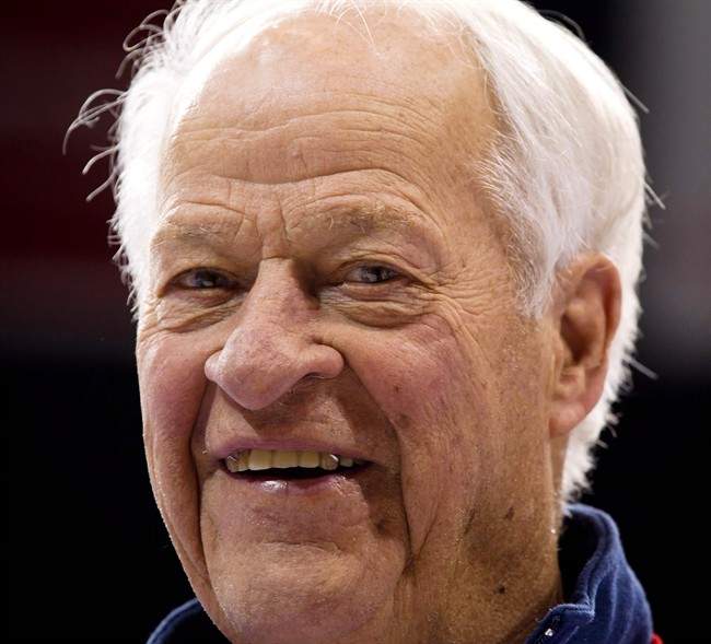 Hockey legend Gordie Howe is shown at a news conference in Vancouver, B.C., on Thursday February 2, 2012. More than 30 family and friends will help Gordie Howe celebrate his 85th birthday Sunday at a private dinner in Detroit.