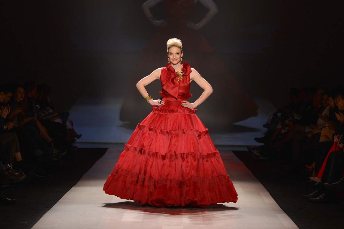 Red rules runway at Heart Truth Fashion Show - image