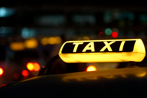 Taxi cab sign