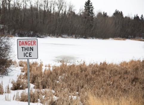 Man missing after ATV plunges through ice on lake near Sudbury - image