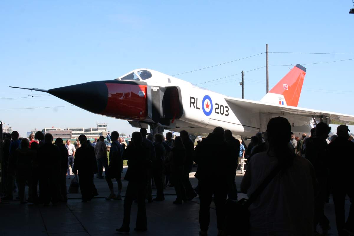 A replica of the famous Avro Arrow is rolled out at the Canadian Air and Space Museum in 2008. 55 years after it's first flight, the Avro Arrow still stirs feelings of pride, and regret, in many Canadians.
