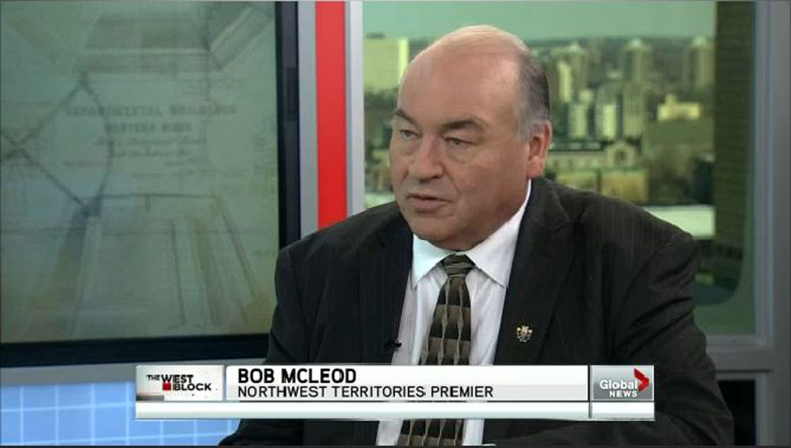 Premier Bob McLeod says devolution funds will be directed to program and services for citizens of the Northwest Territories during a February interview on The West Block.