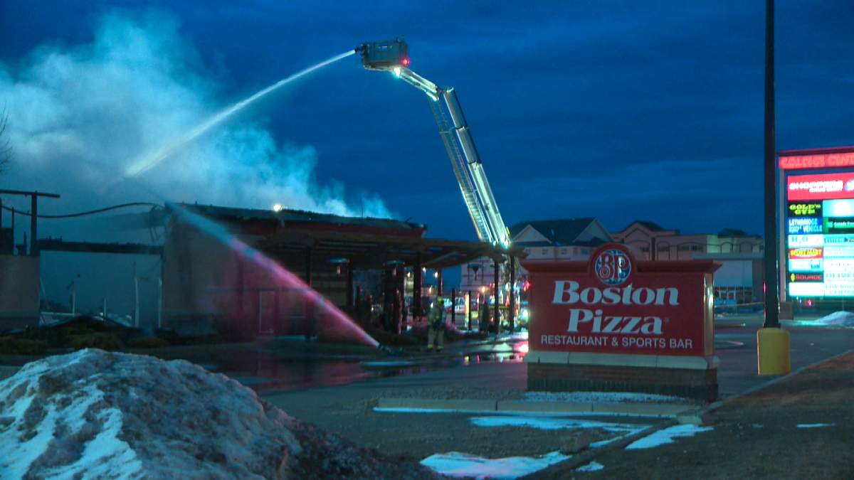 Boston Pizza Restaurant Burned To the Ground - image