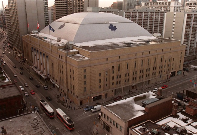 Maple Leaf Gardens in Toronto is shown in a 1999 file photo.